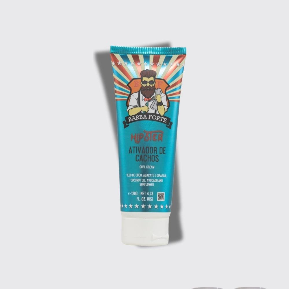 Barba Forte Hipster Ativador de Cachos Definição 120 g 120g 4
