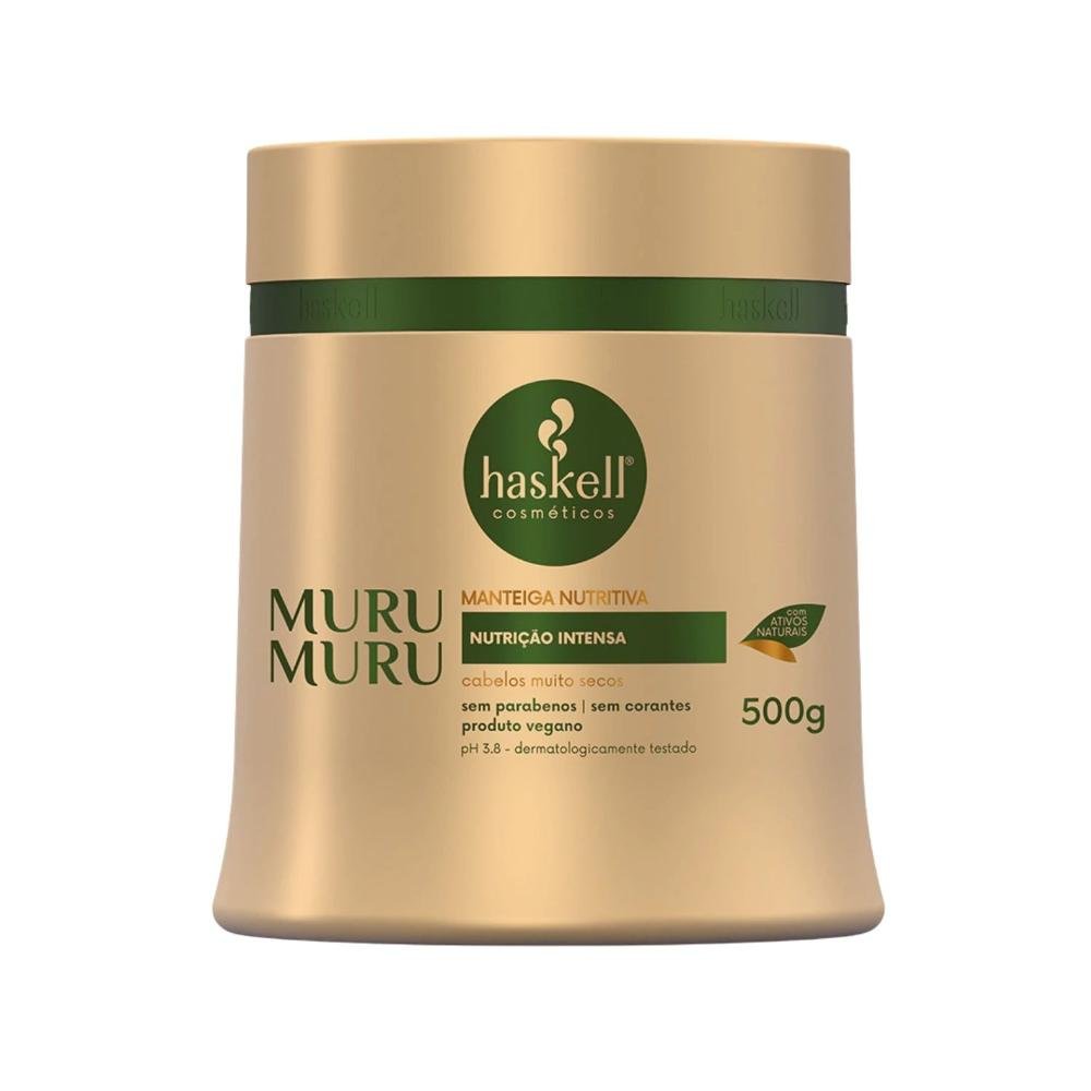 Mascara Capilar Haskell Muru Muru Manteiga Nutritiva 500 g