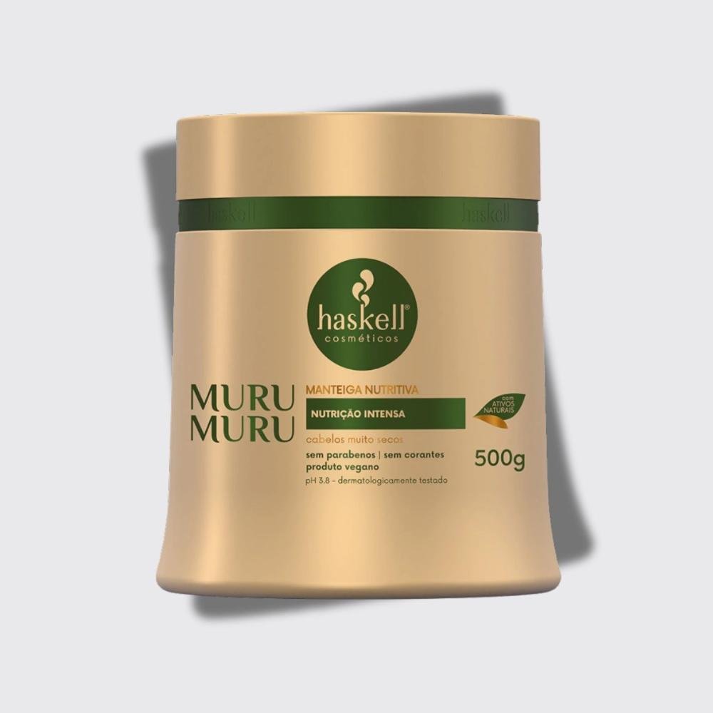 Mascara Capilar Haskell Muru Muru Manteiga Nutritiva 500 g 500g 4