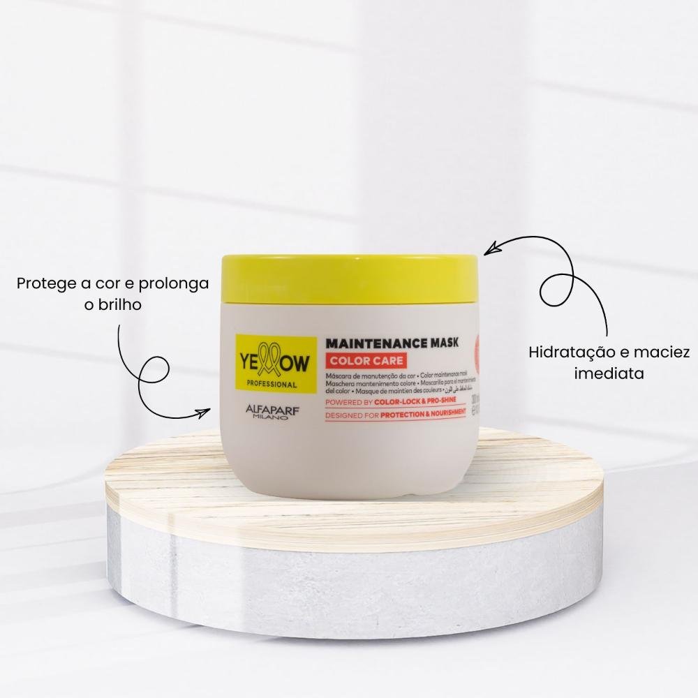 Máscara Color Care Yellow Proteção Cabelos Coloridos 300 ml 300ml 2