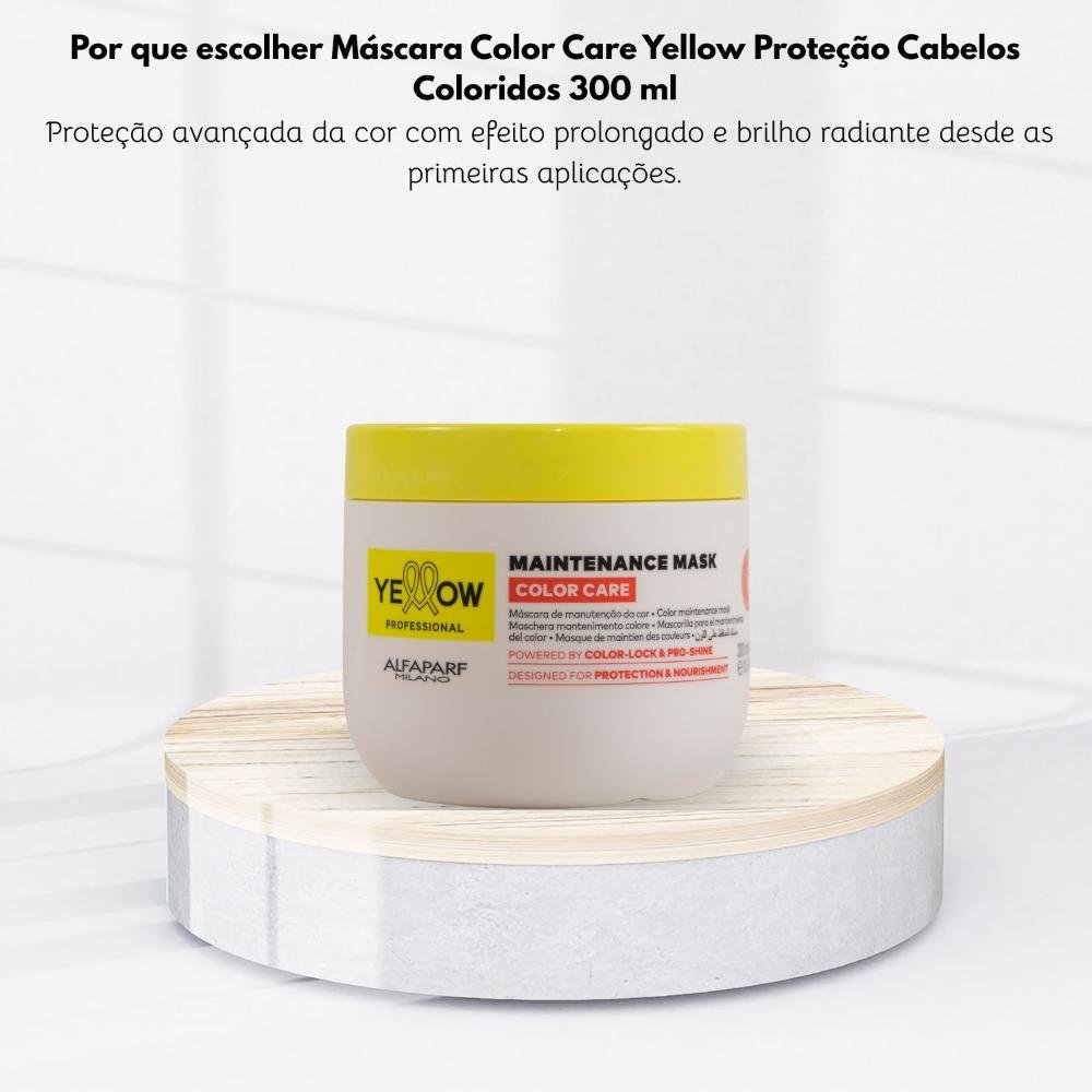 Máscara Color Care Yellow Proteção Cabelos Coloridos 300 ml 300ml 5