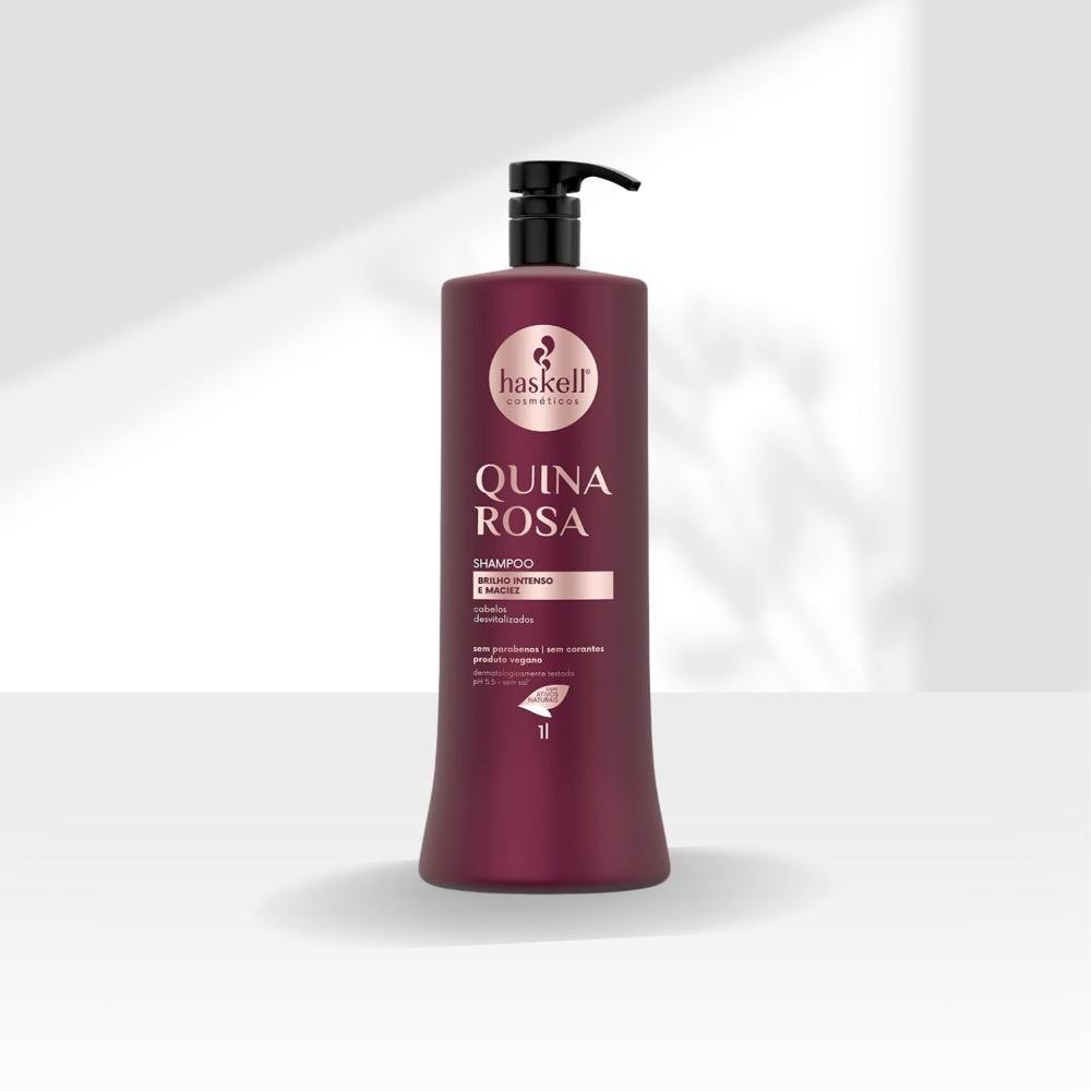 Condicionador Haskell Quina Rosa Fortalecimento 1000ml 1L 3