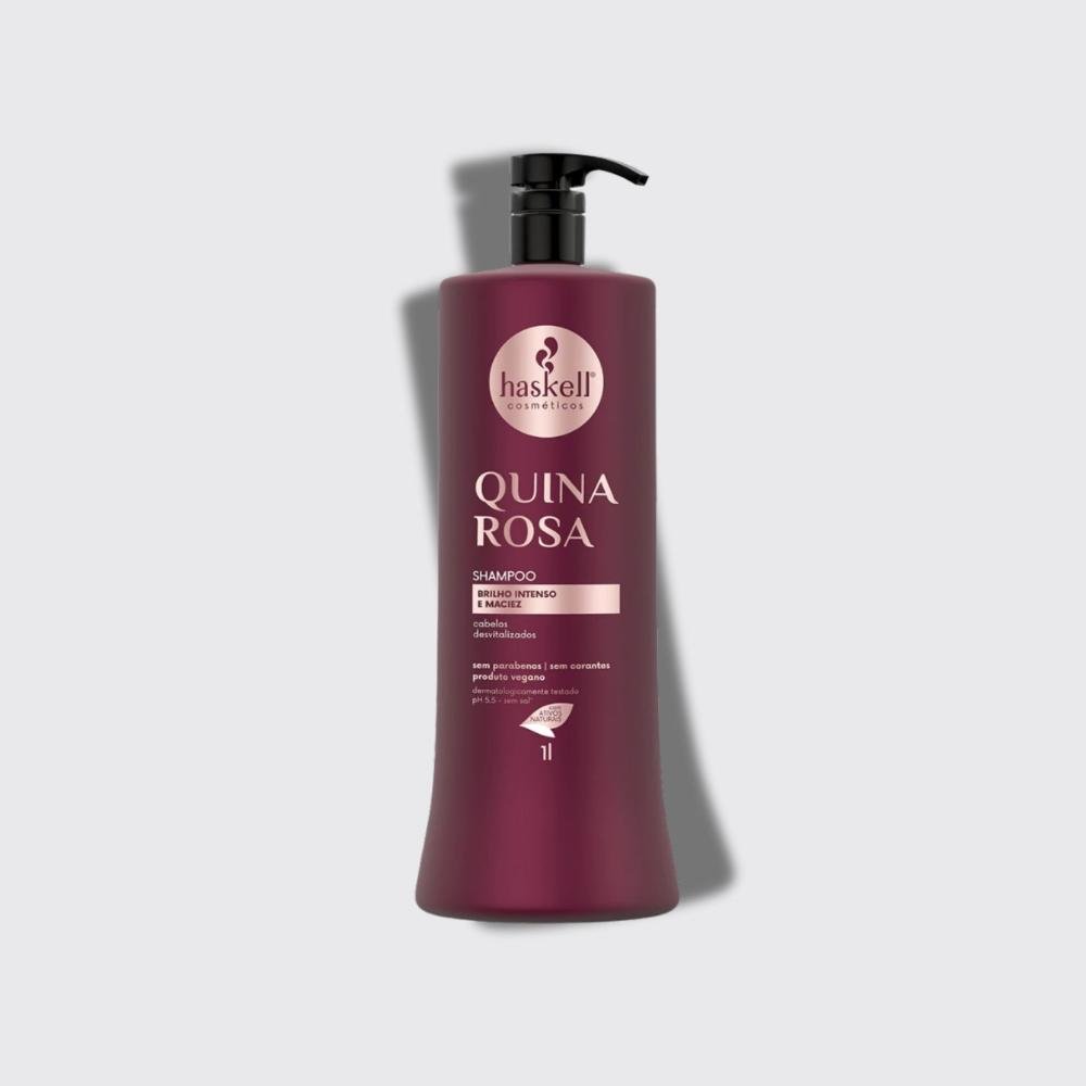Condicionador Haskell Quina Rosa Fortalecimento 1000ml 1L 4