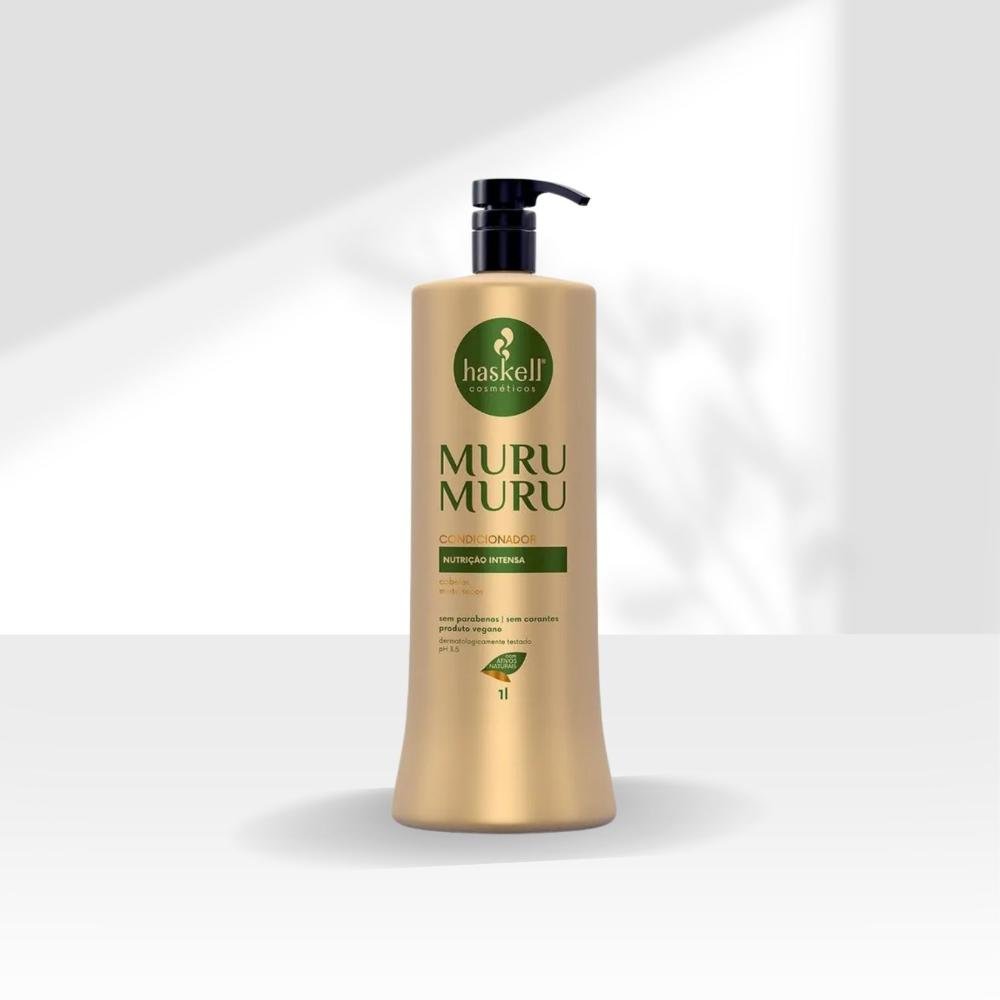 Condicionador Haskell Muru Muru Nutrição Hidratação 1000 ml 1L 3