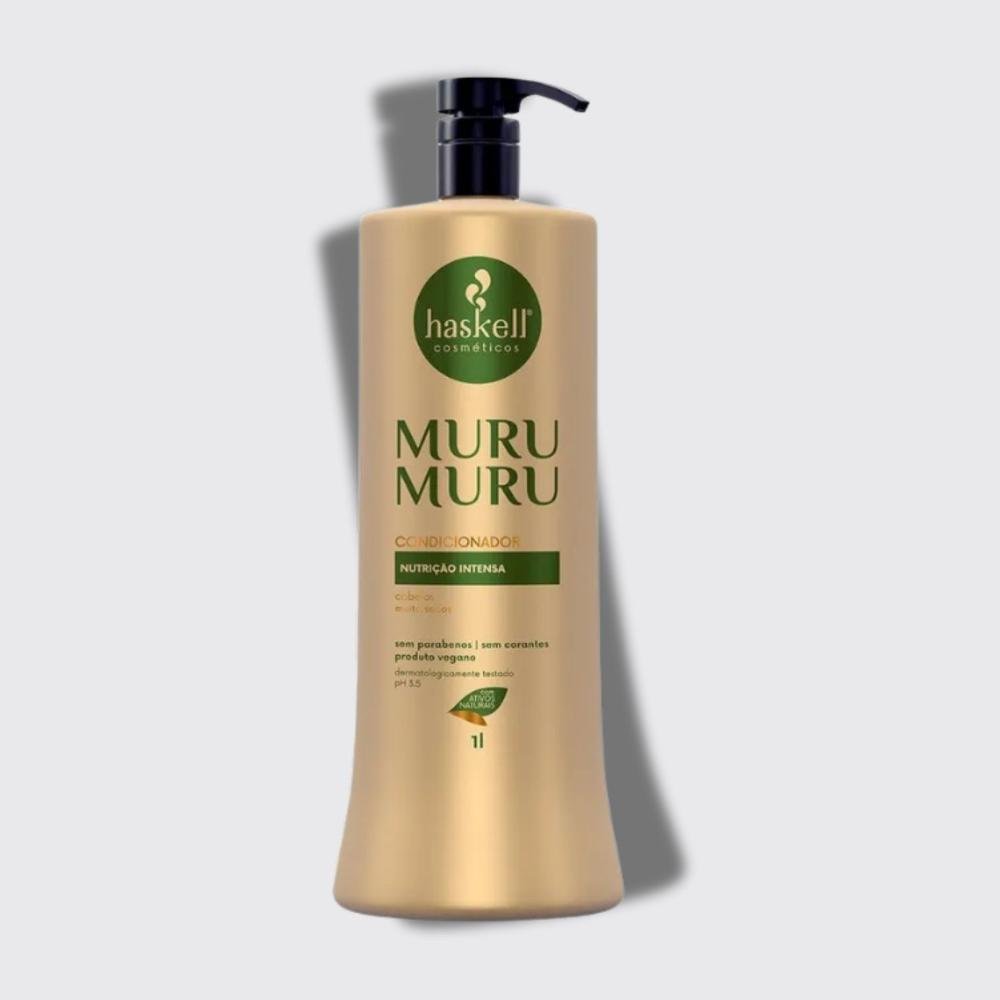 Condicionador Haskell Muru Muru Nutrição Hidratação 1000 ml 1L 4