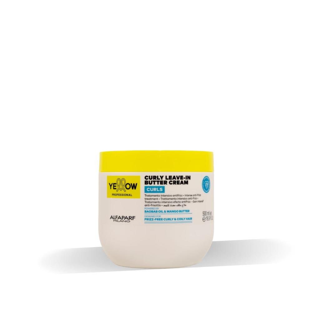 Creme Leave-in Yellow Curls Nutrição Cabelos Cacheados 500ml 500ml 3