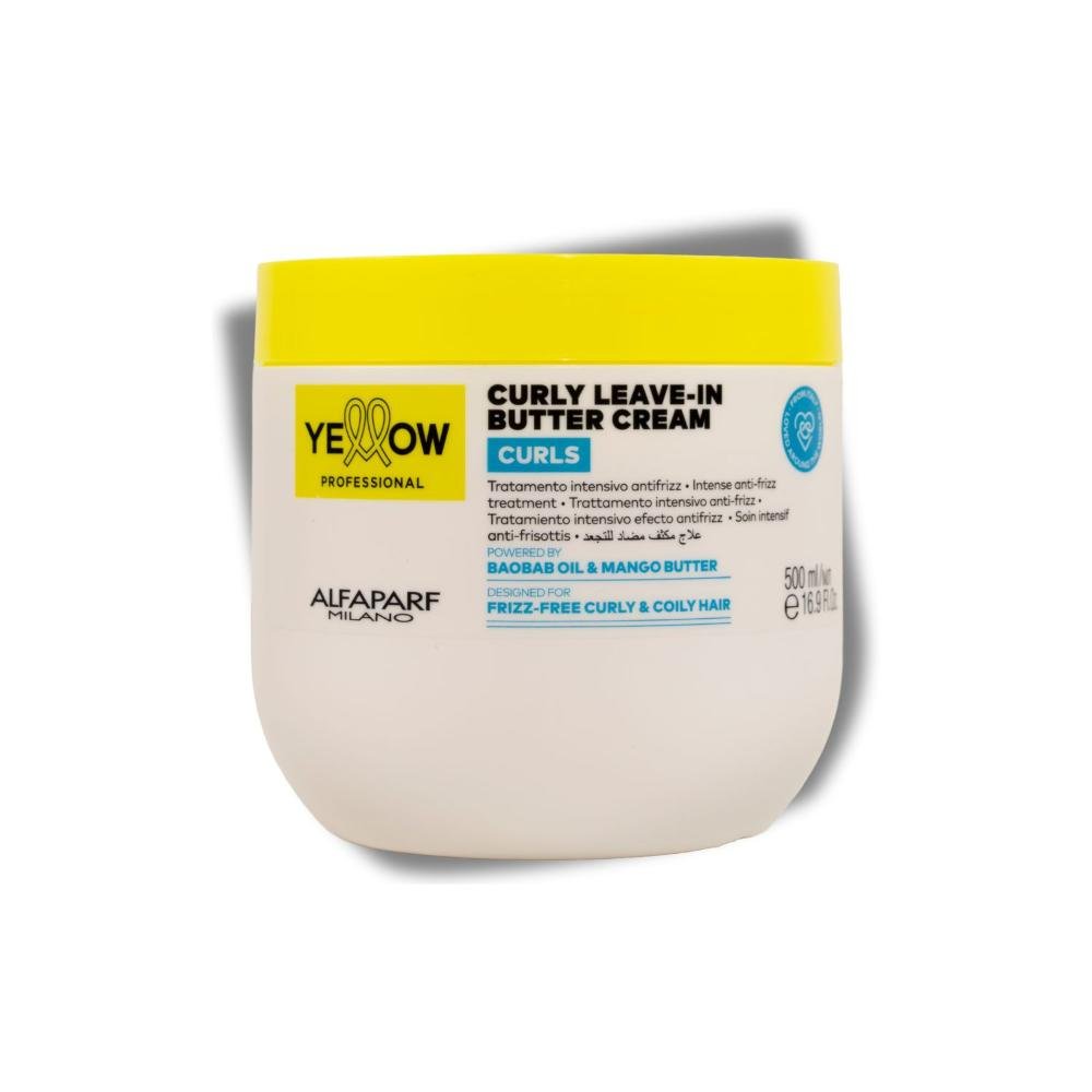 Creme Leave-in Yellow Curls Nutrição Cabelos Cacheados 500ml 500ml 4