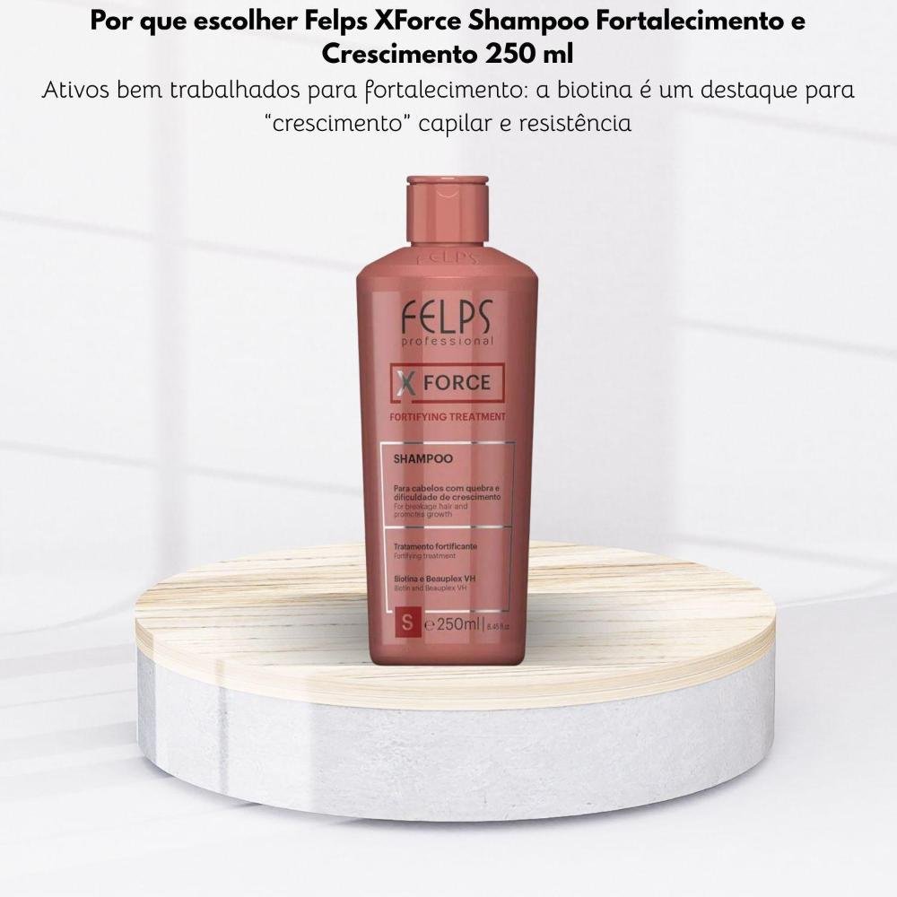 Felps XForce Shampoo Fortalecimento e Crescimento 250 ml 250ml 2