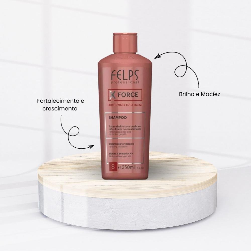 Felps XForce Shampoo Fortalecimento e Crescimento 250 ml 250ml 3