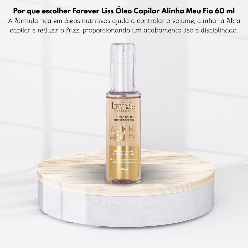 Oleo Capilar Forever Liss Alinha Meu Fio 60 ml 60ml 5
