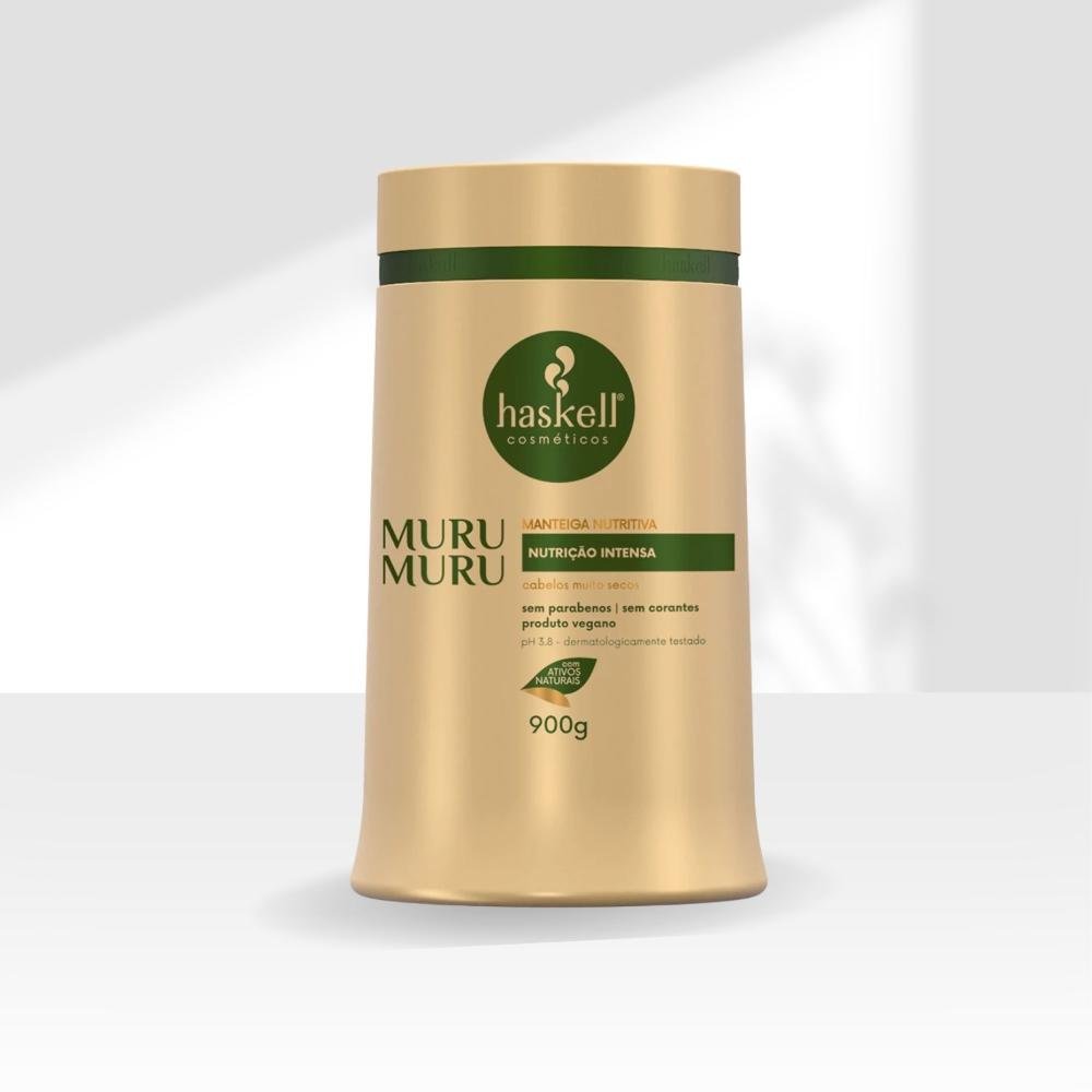 Mascara Capilar Haskell Muru Muru Manteiga Nutritiva 900 g 900g 3