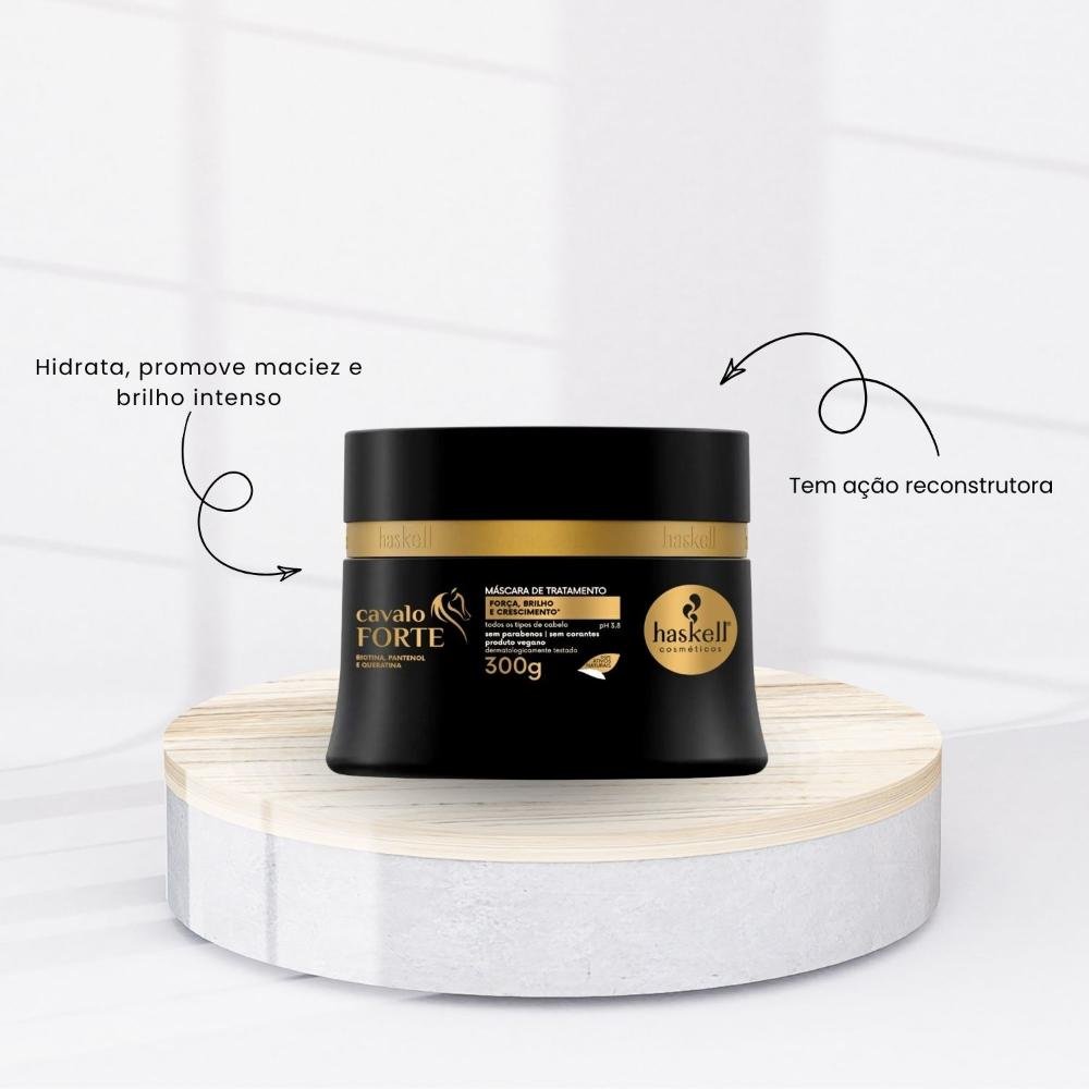 Máscara Tratamento Haskell Cavalo Forte Fortalecimento 300 g 300g 2
