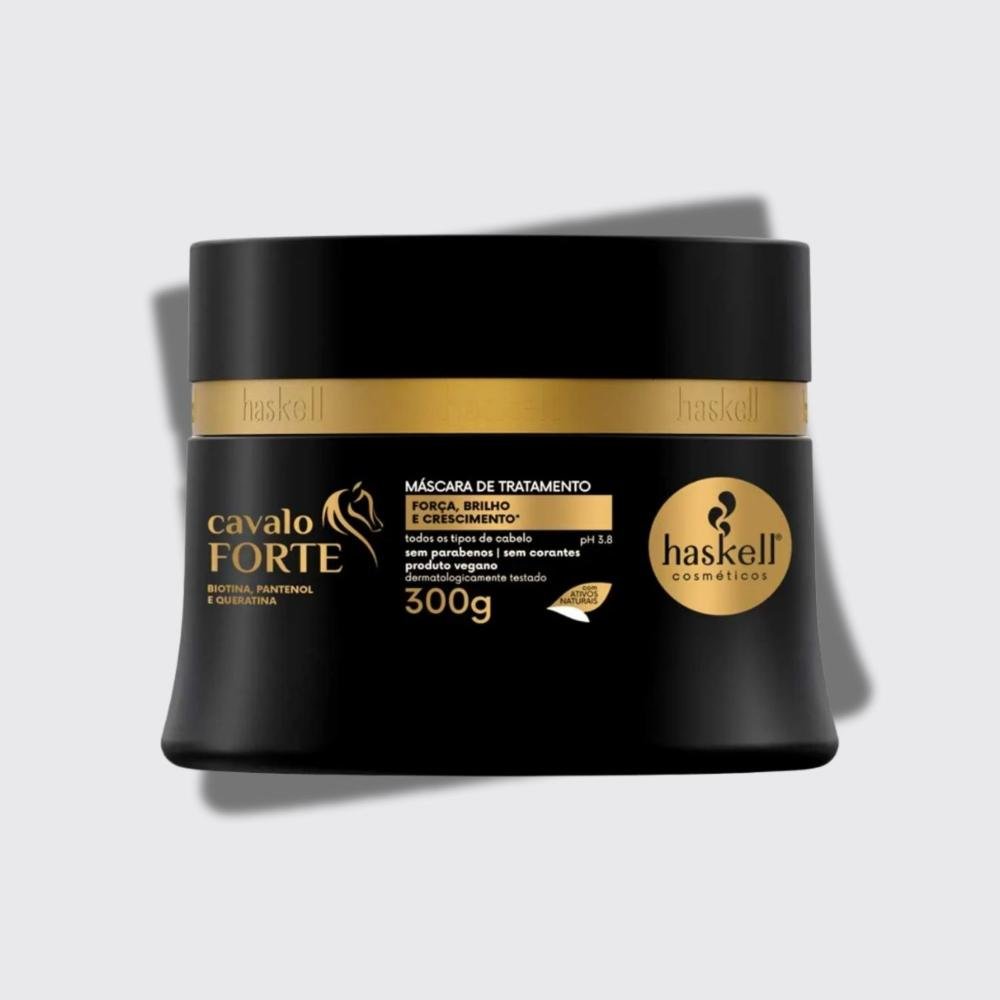 Máscara Tratamento Haskell Cavalo Forte Fortalecimento 300 g 300g 4