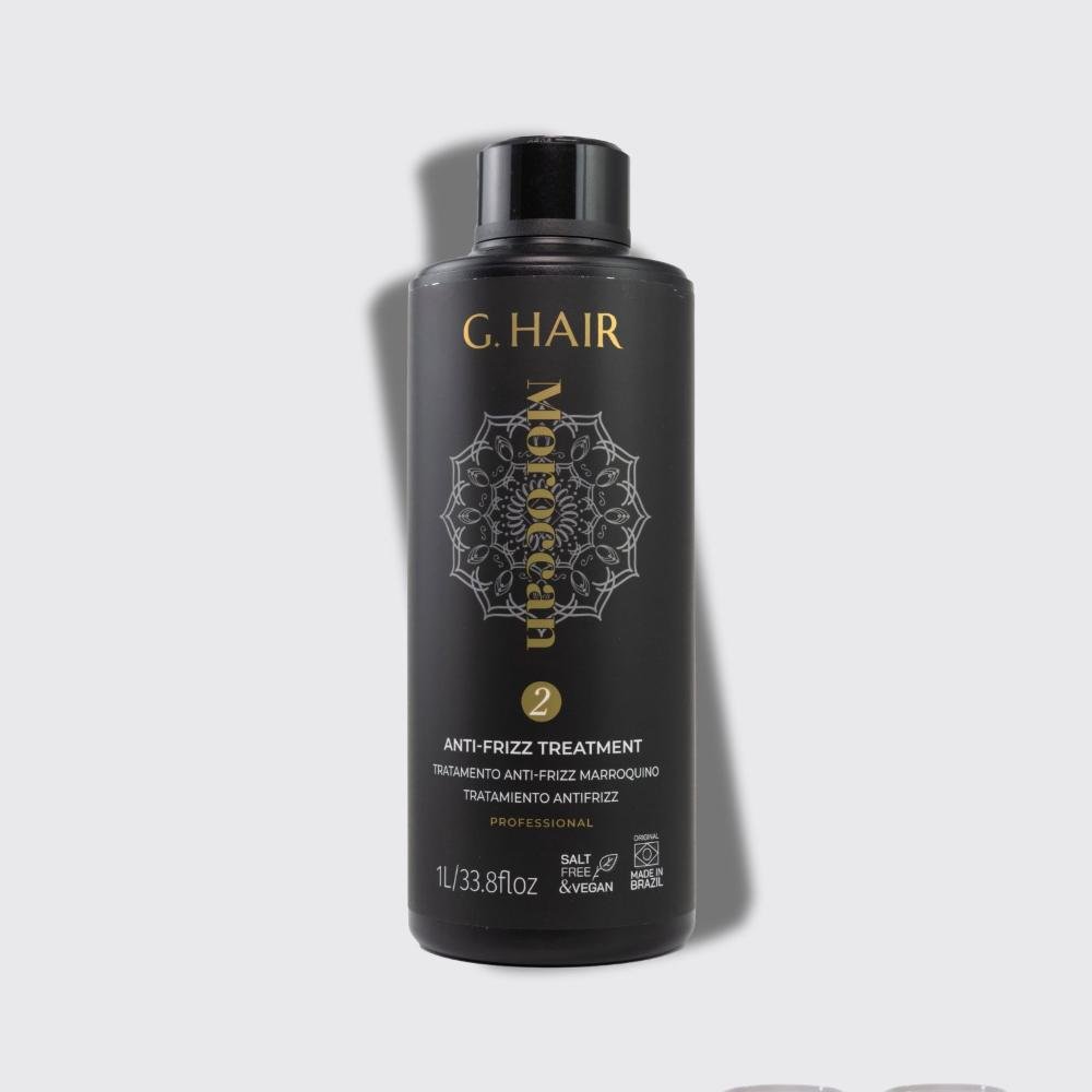 Tratamento Capilar G.HAIR Maroccan Anti Frizz Passo 2 1000 ml 1L 4