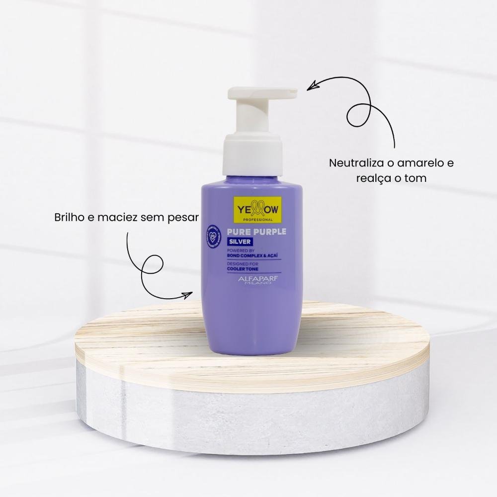 Sérum Leave In Yellow Pure Purple Silver 100 ml 100ml 2