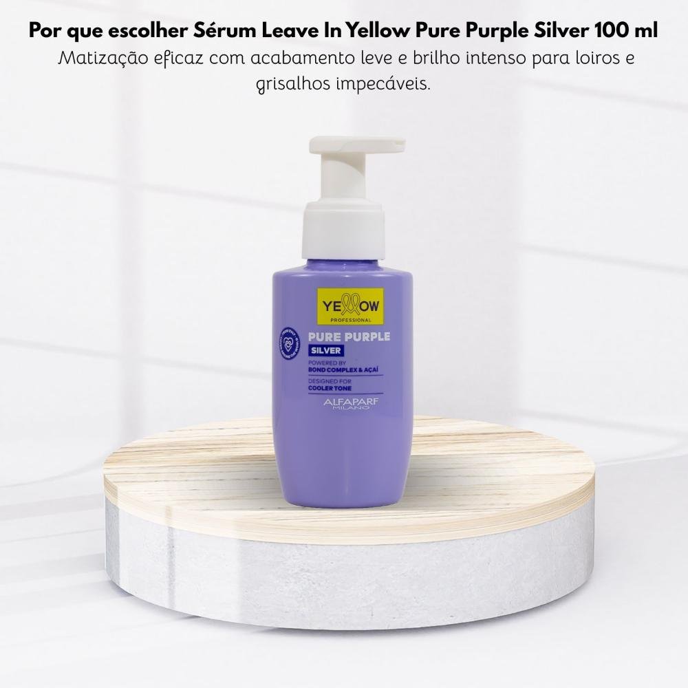 Sérum Leave In Yellow Pure Purple Silver 100 ml 100ml 5