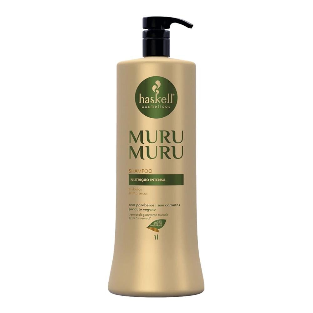 Shampoo Haskell Muru Muru Nutrição Hidratação 1000 ml