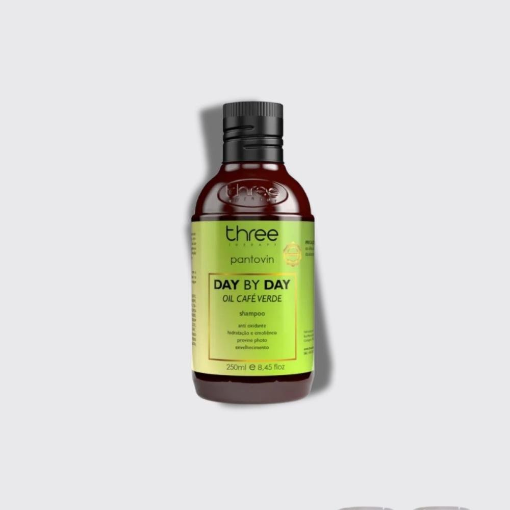 Three Therapy Day By Day Shampoo Óleo Café Verde 250 ml 250ml 4