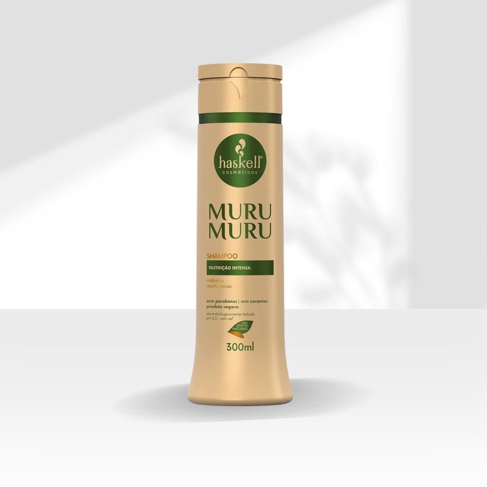 Shampoo Haskell Muru Muru Nutrição Hidratação 300 ml 300ml 3