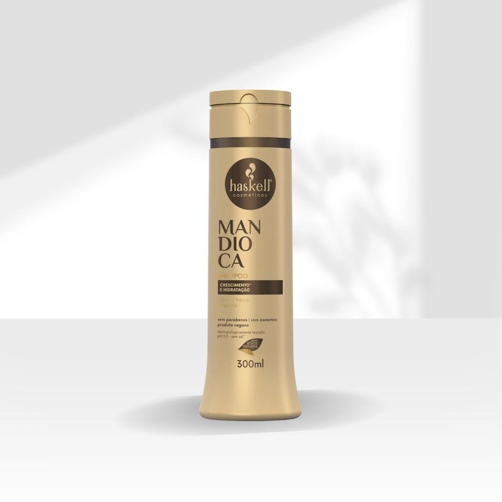Shampoo Haskell Mandioca Força Crescimento 300 ml 300ml 3