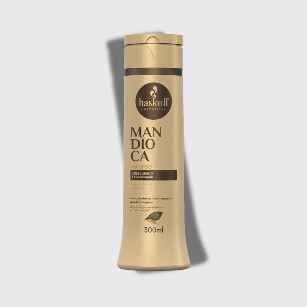 Shampoo Haskell Mandioca Força Crescimento 300 ml 300ml 4