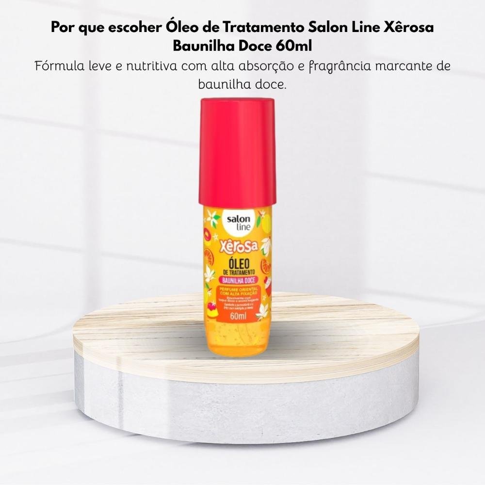 Óleo Capilar Salon LIne Xêrosa Baunilha Doce 60 ml 60ml 5