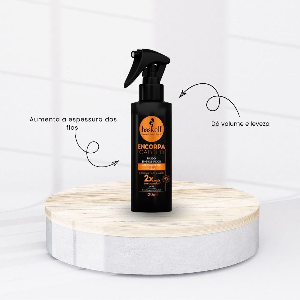 Fluido Engrossador Haskell Encorpa Cabelo Volume 120 ml 120ml 2