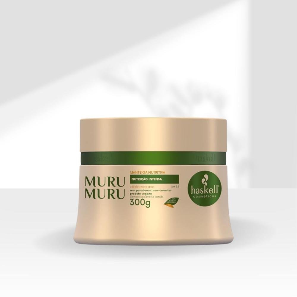 Mascara Capilar Haskell Muru Muru Manteiga Nutritiva 300 g 300g 3