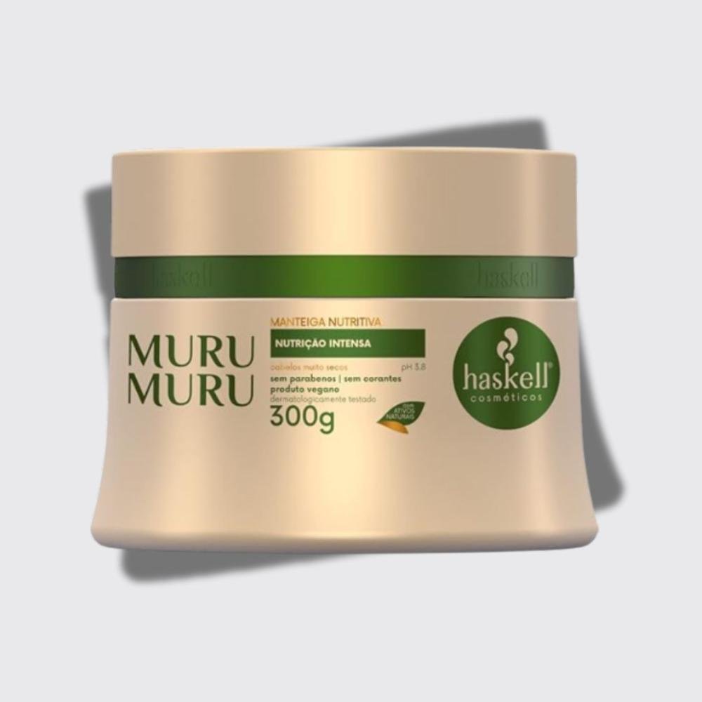 Mascara Capilar Haskell Muru Muru Manteiga Nutritiva 300 g 300g 4