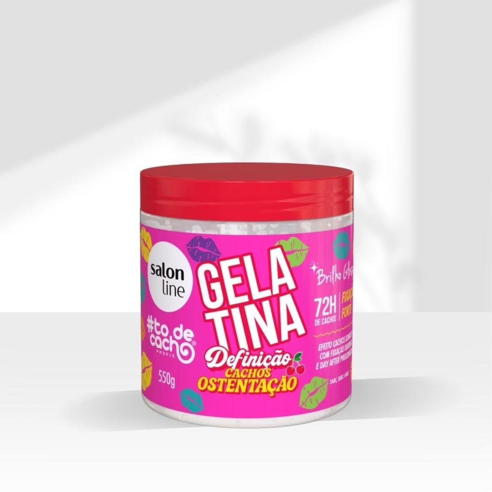 Gelatina Capilar Salon Line #TodeCacho Definição Ostentação 550 g 550g 3