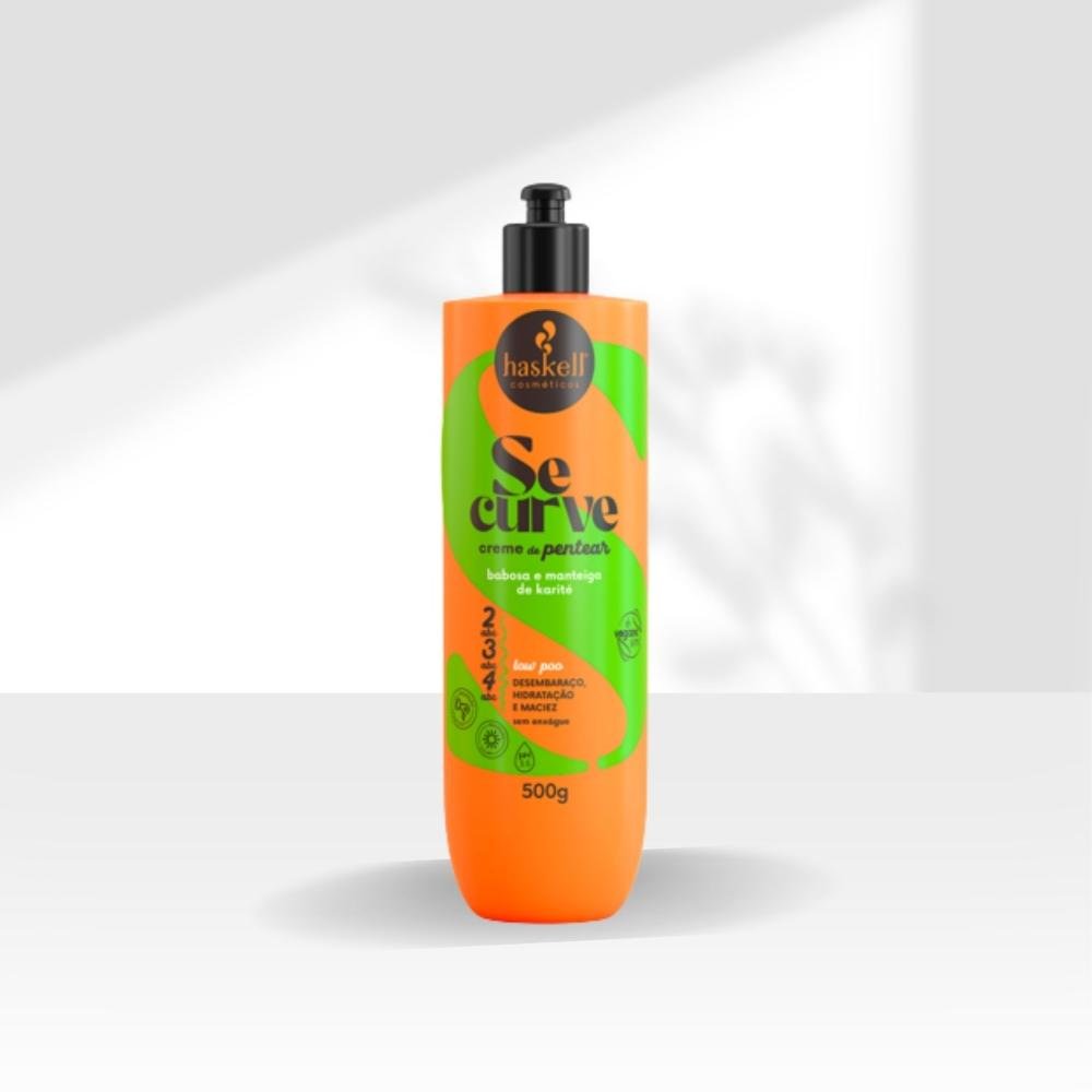 Creme Pentear Haskell Se Curva Cabelos Cacheados 500 g 500g 3