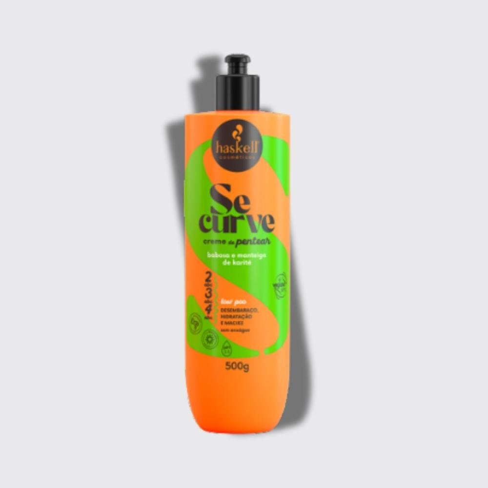 Creme Pentear Haskell Se Curva Cabelos Cacheados 500 g 500g 4
