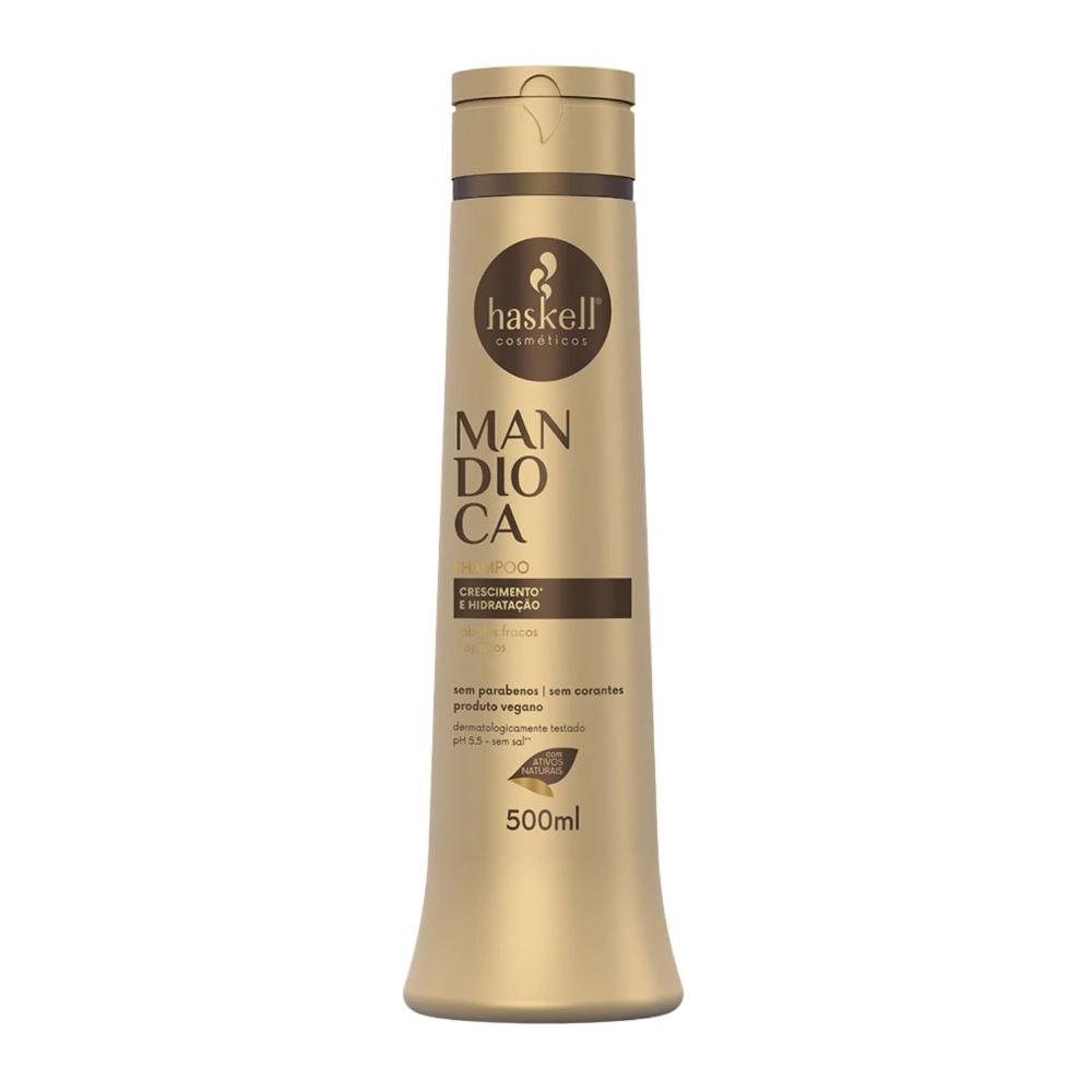 Shampoo Haskell Mandioca Força Crescimento 500 ml