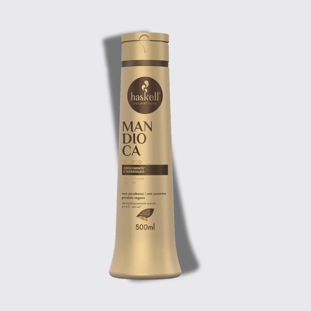 Shampoo Haskell Mandioca Força Crescimento 500 ml 500ml 4
