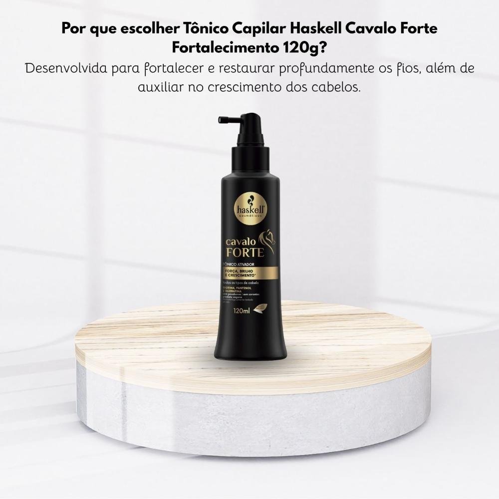 Tônico Capilar Haskell Cavalo Forte Fortalecimento 120g 120g 5