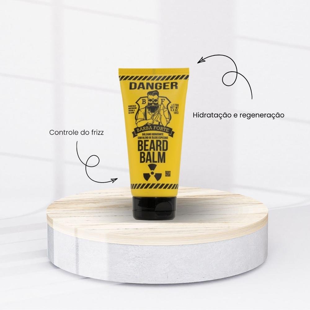 Barba Forte Danger Beard Balm Hidratação e Modelagem 170 g 170g 2