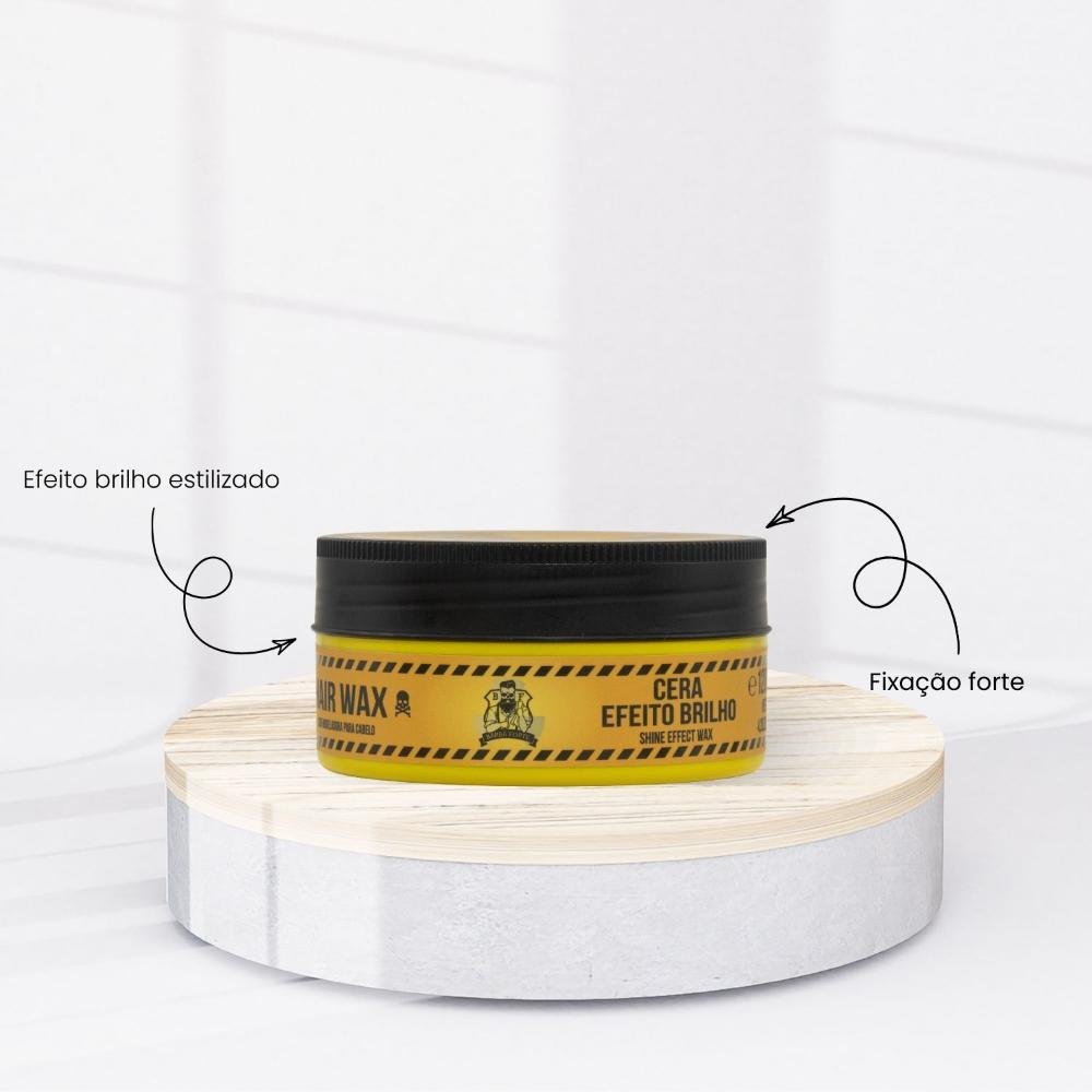 Barba Forte Danger Cera Modeladora Fixação e Estilo 120 g 120g 2