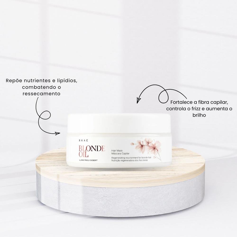 Braé Blonde Oil Hair Mask Máscara Capilar 200 g 200g 2