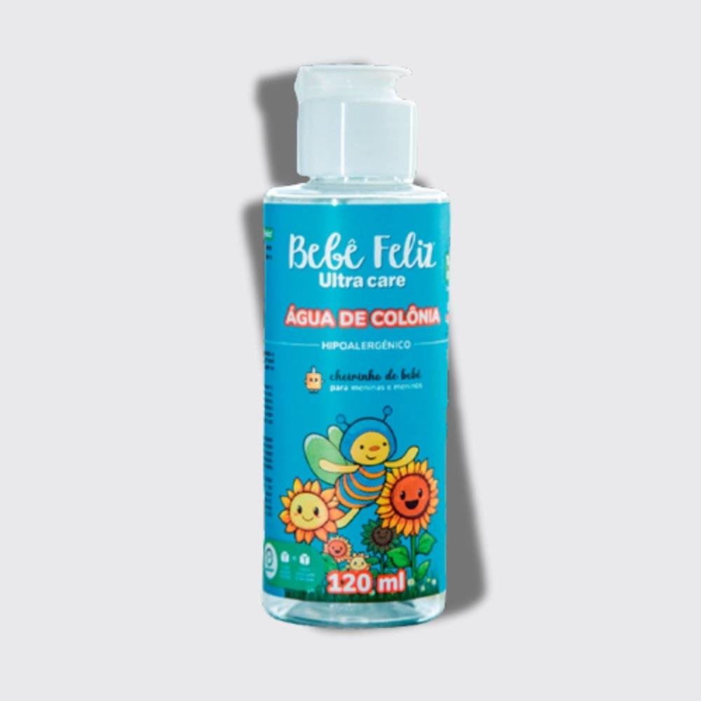 Bebê Feliz Água de Colônia Perfume Suave Infantil 120 ml 120ml 4