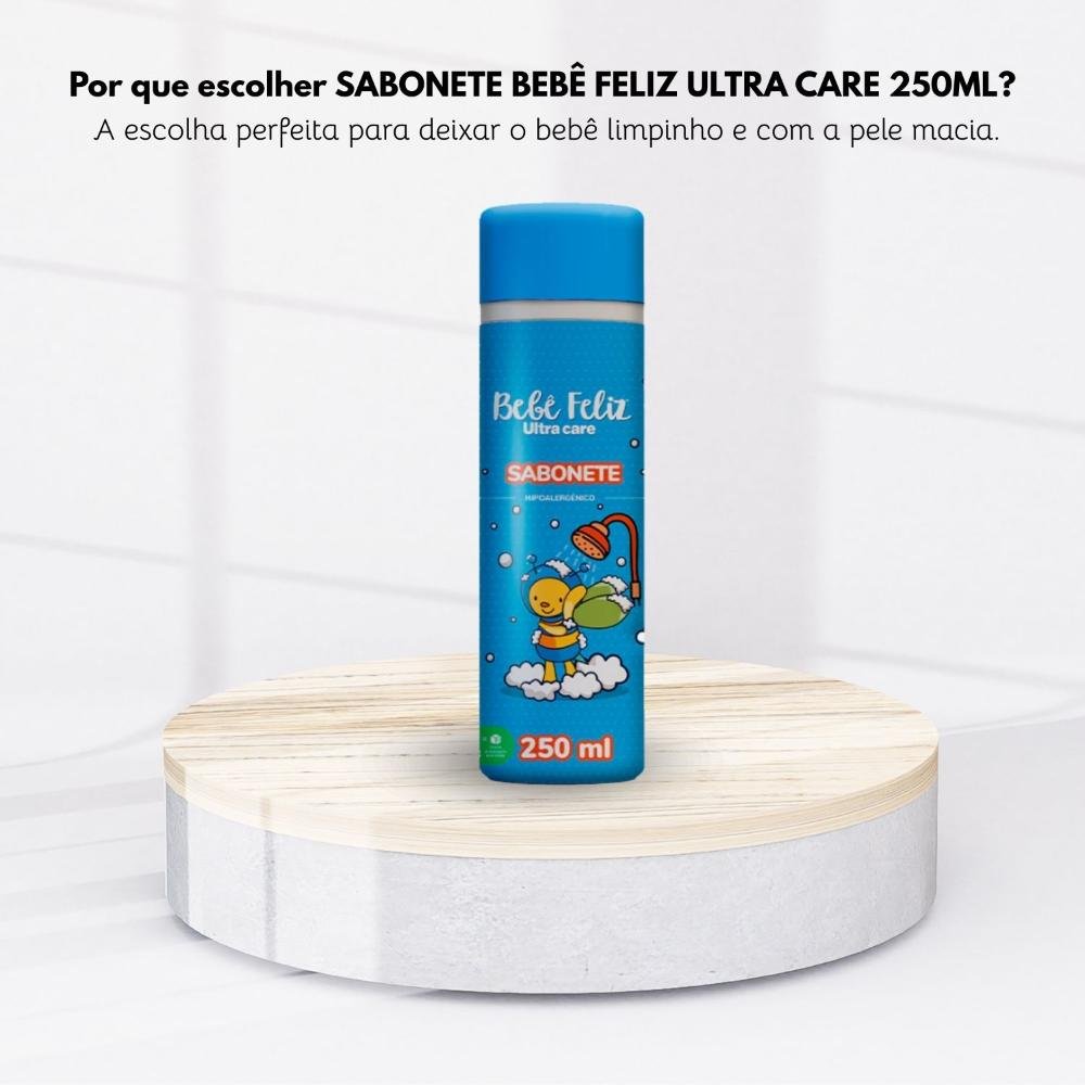 Bebê Feliz Sabonete Limpeza Suave Pele Delicada 250 ml 250ml 5