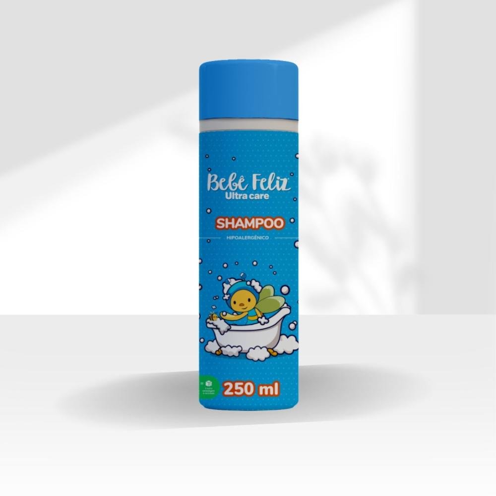 Shampoo Bebê Feliz Limpeza Suave Cabelos Delicados 250 ml 250ml 3