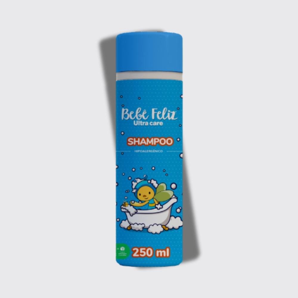 Shampoo Bebê Feliz Limpeza Suave Cabelos Delicados 250 ml 250ml 4