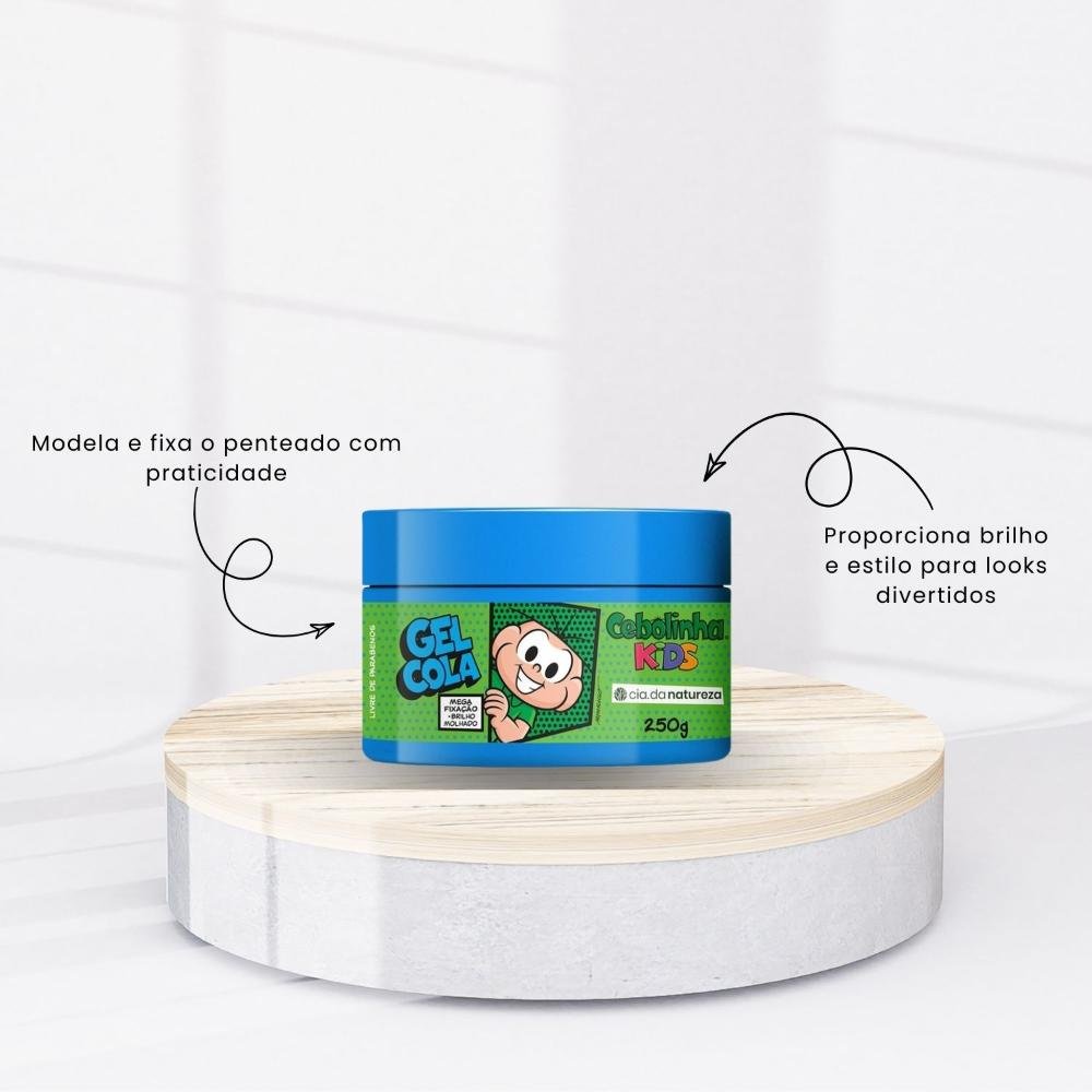 Cia da Natureza Cebolinha Gel Fixador Cola 250 g 250g 2