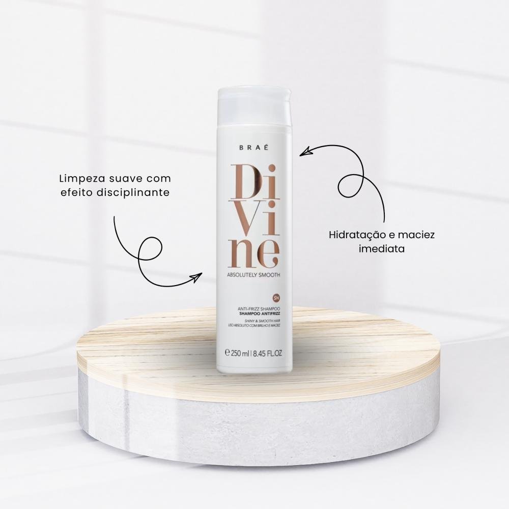 Kit Braé Divine Shampoo 250 ml + Condicionador 250 ml ÚNICO 2