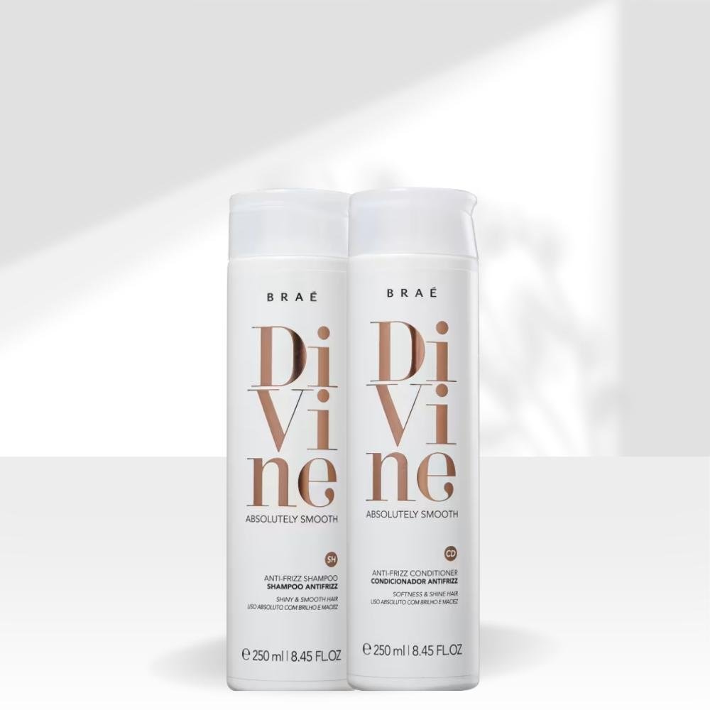 Kit Braé Divine Shampoo 250 ml + Condicionador 250 ml ÚNICO 4
