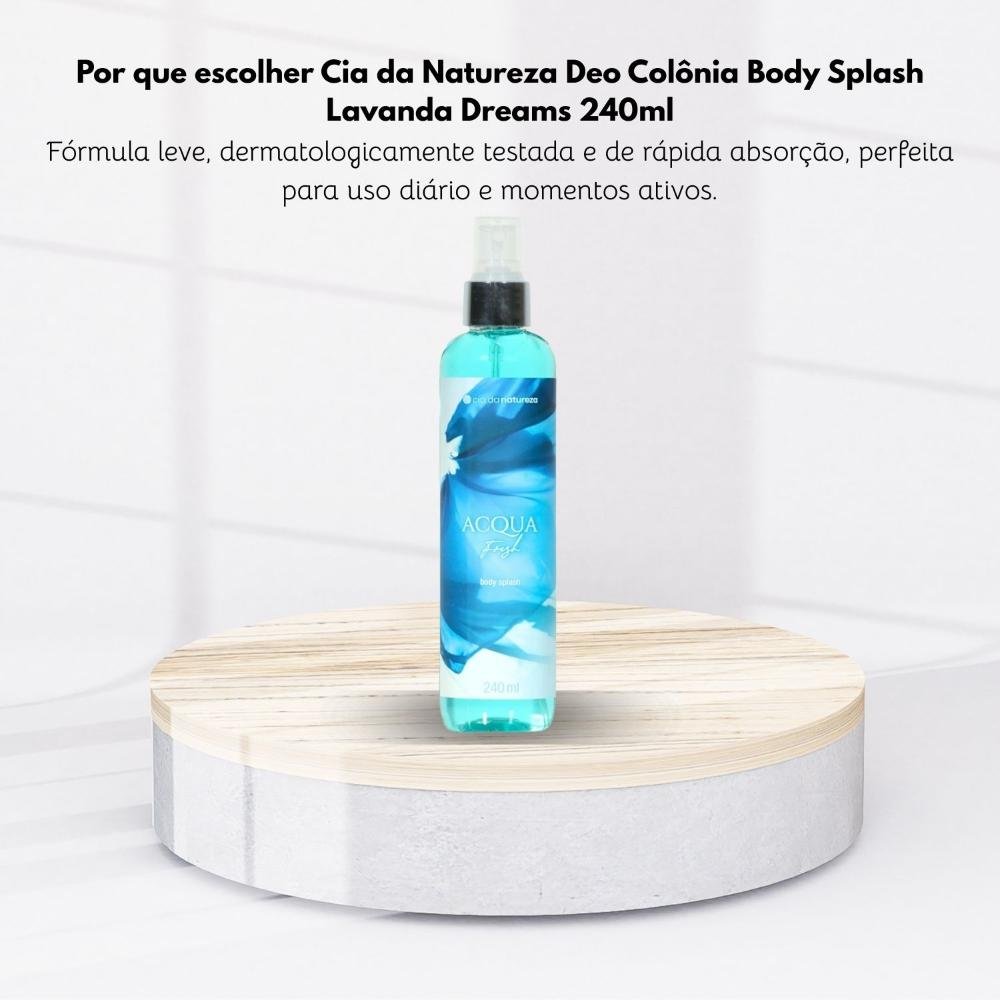 Cia da Natureza Deo Colonia Body Splash Acqua Fresh 240 ml 240ml 5