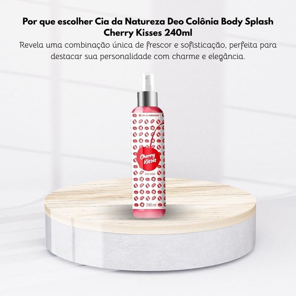 Cia da Natureza Deo Colonia Body Splash Cherry Kisses 240 ml 240ml 5