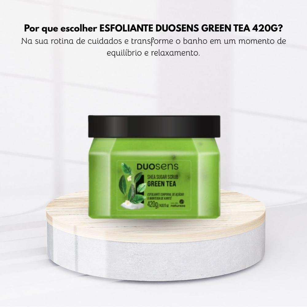 Cia da Natureza Esfoliante Duosens Green Tea 420 g 420g 2
