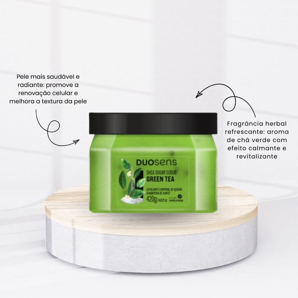 Cia da Natureza Esfoliante Duosens Green Tea 420 g 420g 3