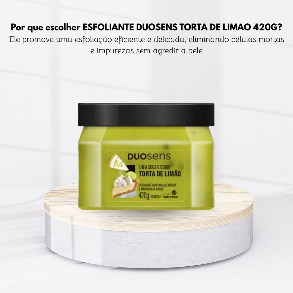 Cia da Natureza Esfoliante Duosens Torta de Limao 420 g 420g 2